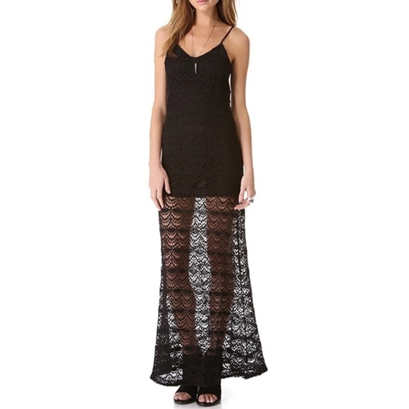 CHASER Spanish Lace Maxi Dress - Picture 1 of 12